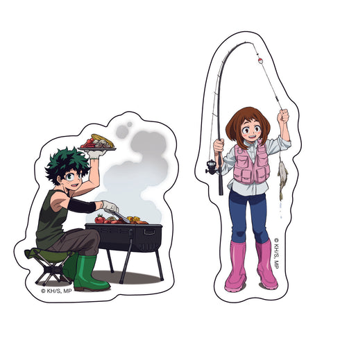 『僕のヒーローアカデミア』ステッカーセット 緑谷出久&麗日お茶子